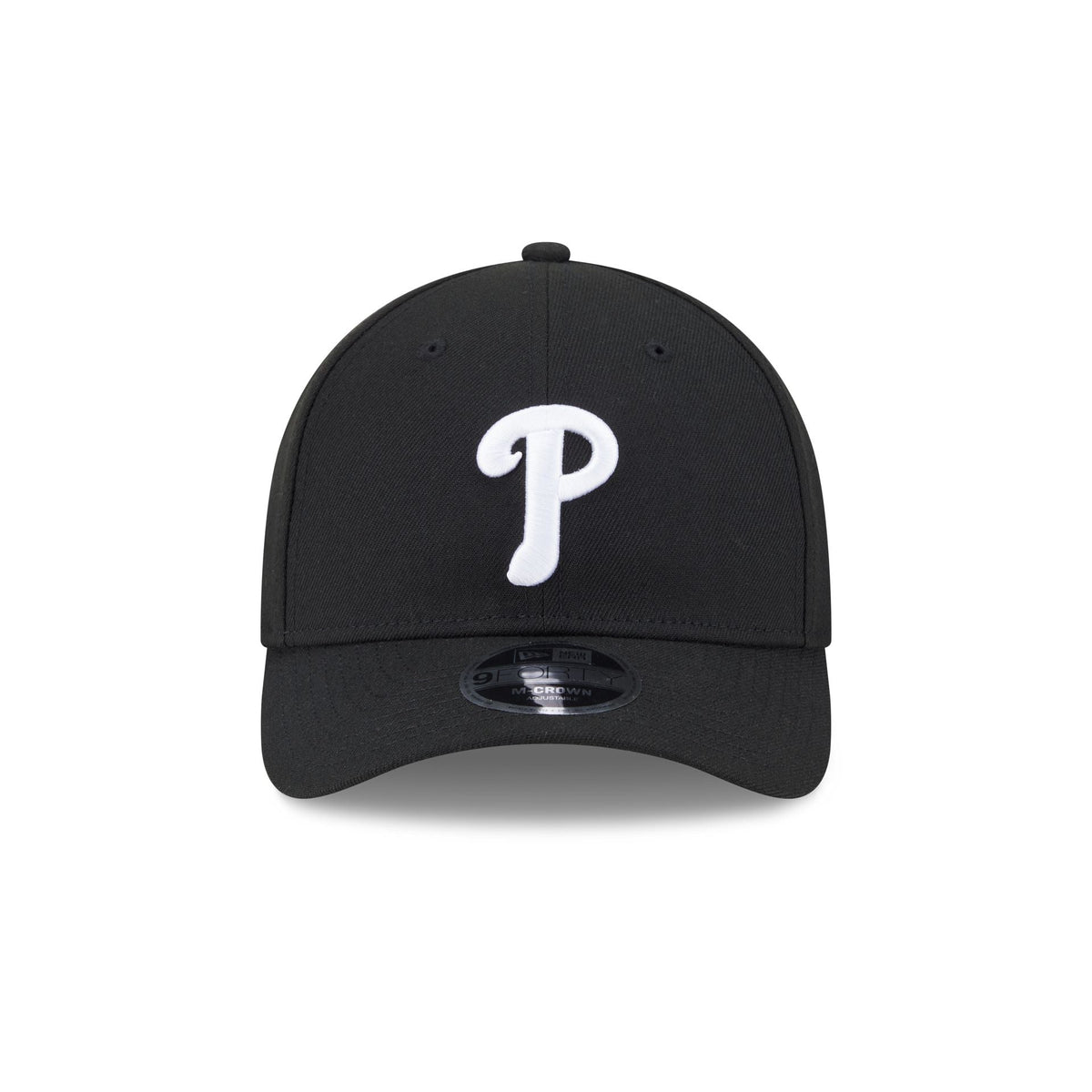 Philadelphia Phillies Black Authentic Collection 9FORTY M-Crown Snapback Hat