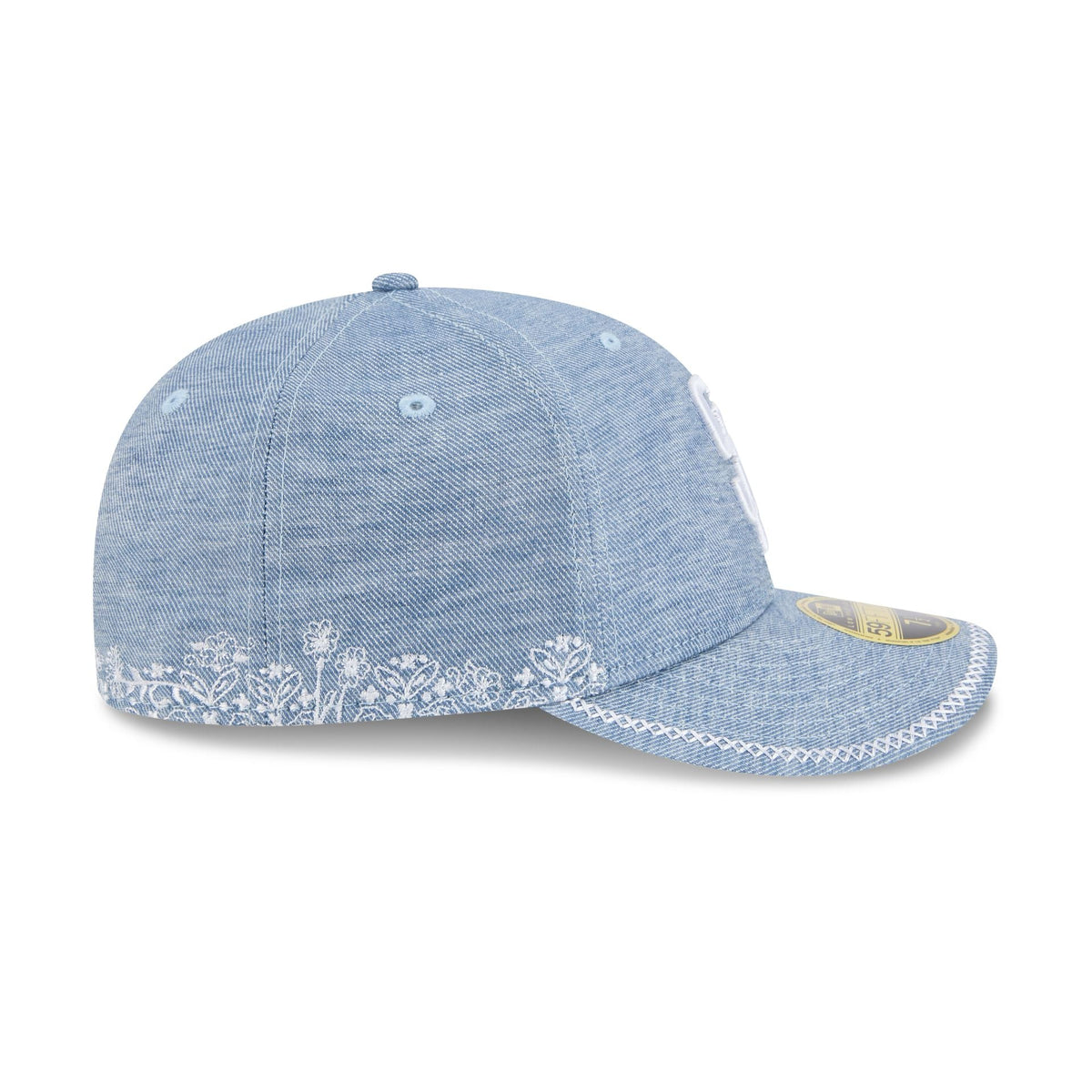 San Diego Padres Hand Stitched Chambray Low Profile 59FIFTY Fitted Hat