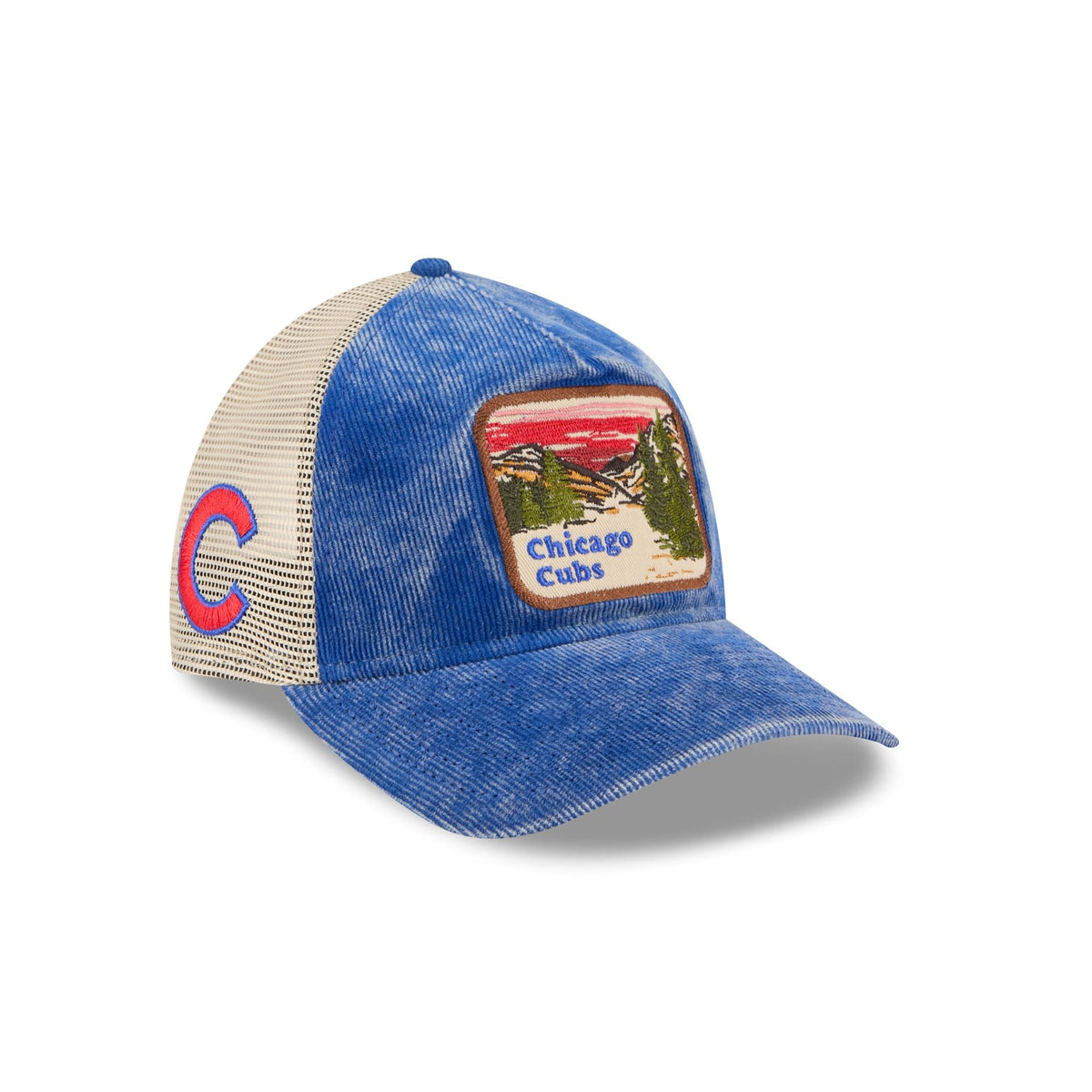 Chicago Cubs Vintage Landscape 9TWENTY A-Frame Trucker Hat