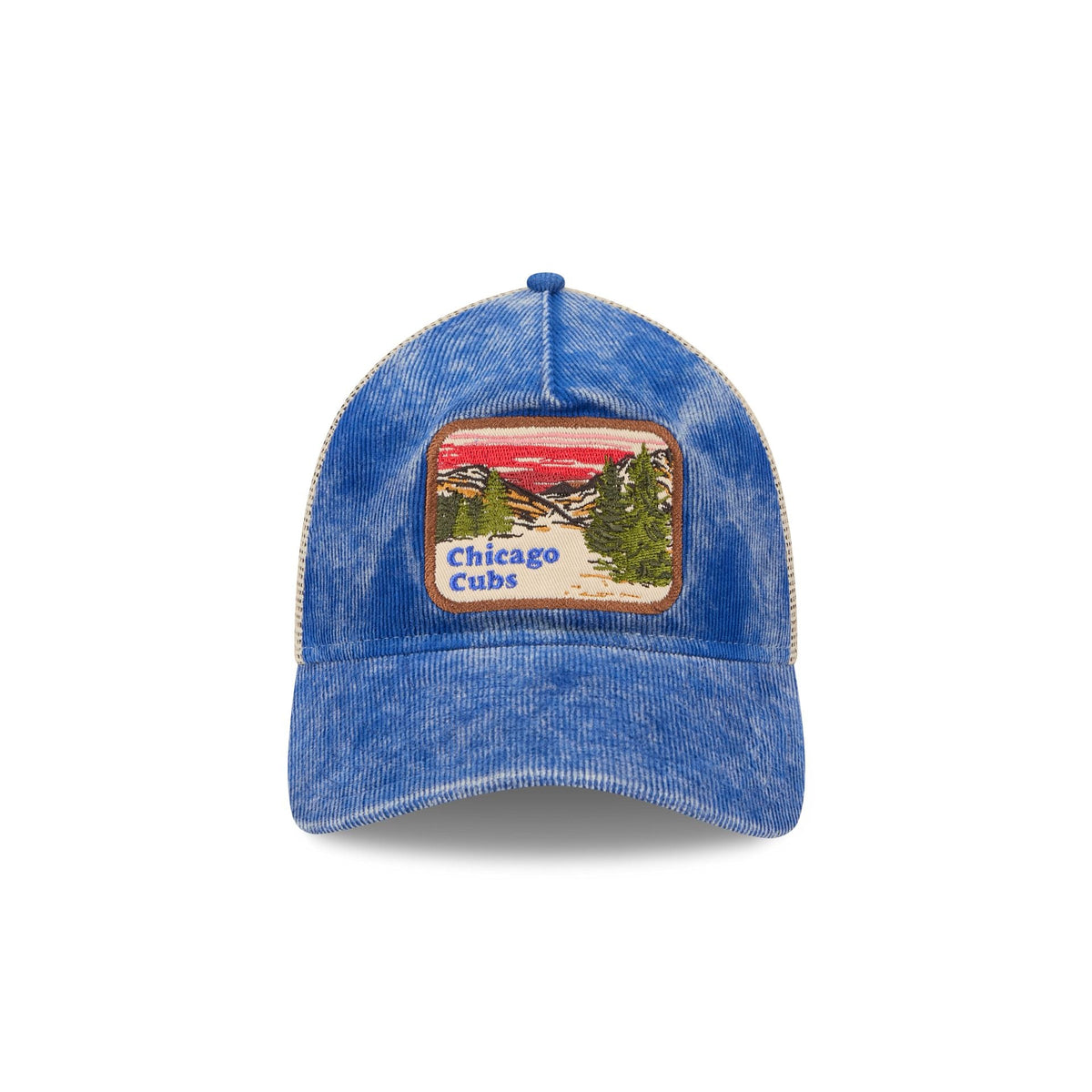 Chicago Cubs Vintage Landscape 9TWENTY A-Frame Trucker Hat