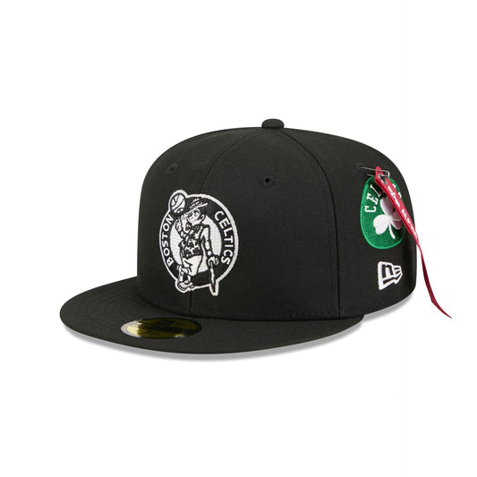 Alpha Industries x Boston Celtics Black 59FIFTY Fitted Hat