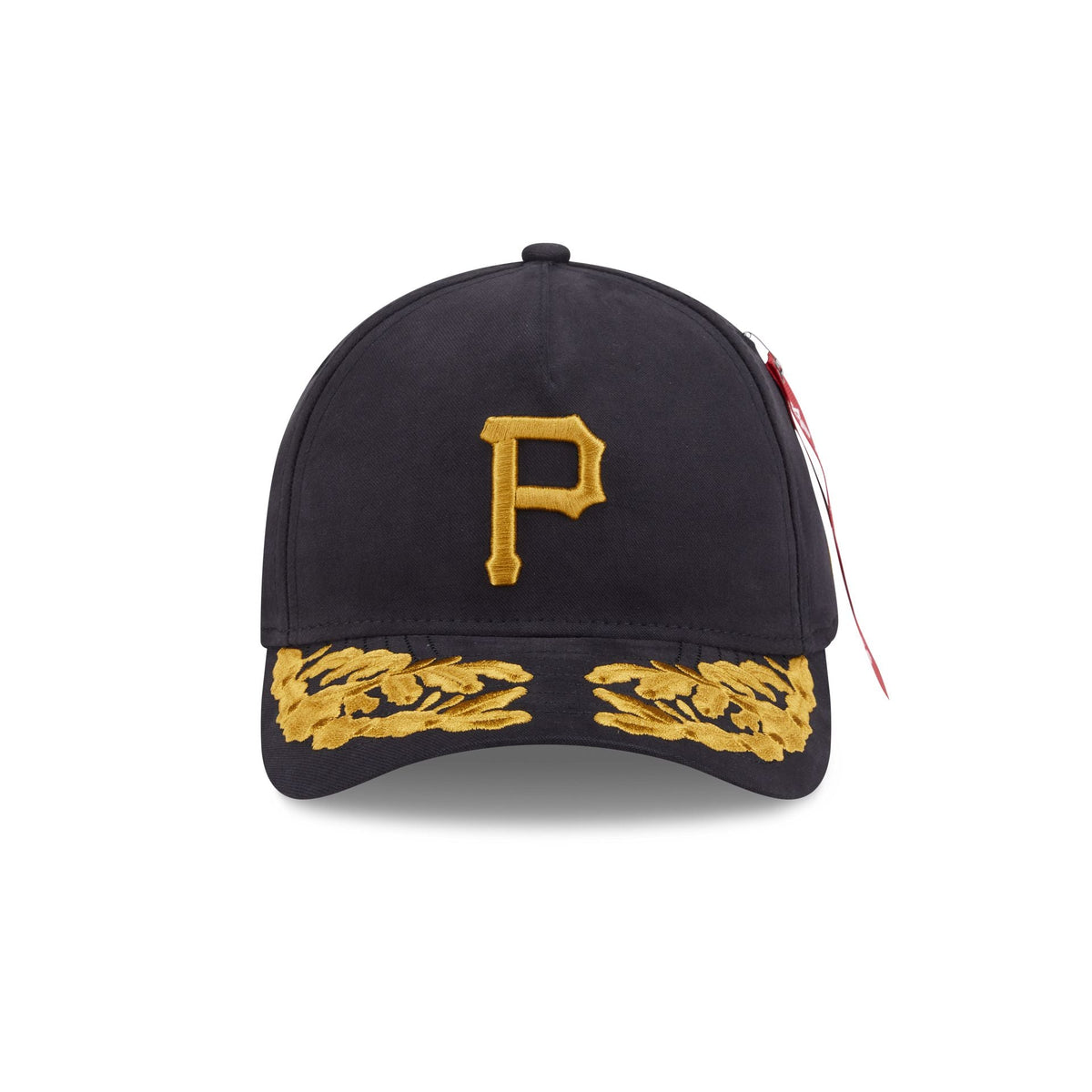 Alpha Industries x Pittsburgh Pirates Black 9FORTY M-Crown A-Frame Snapback Hat