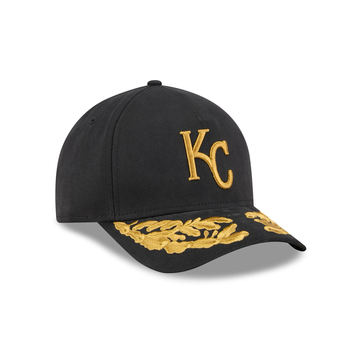 Alpha Industries x Kansas City Royals Black 9FORTY M-Crown A-Frame Snapback Hat