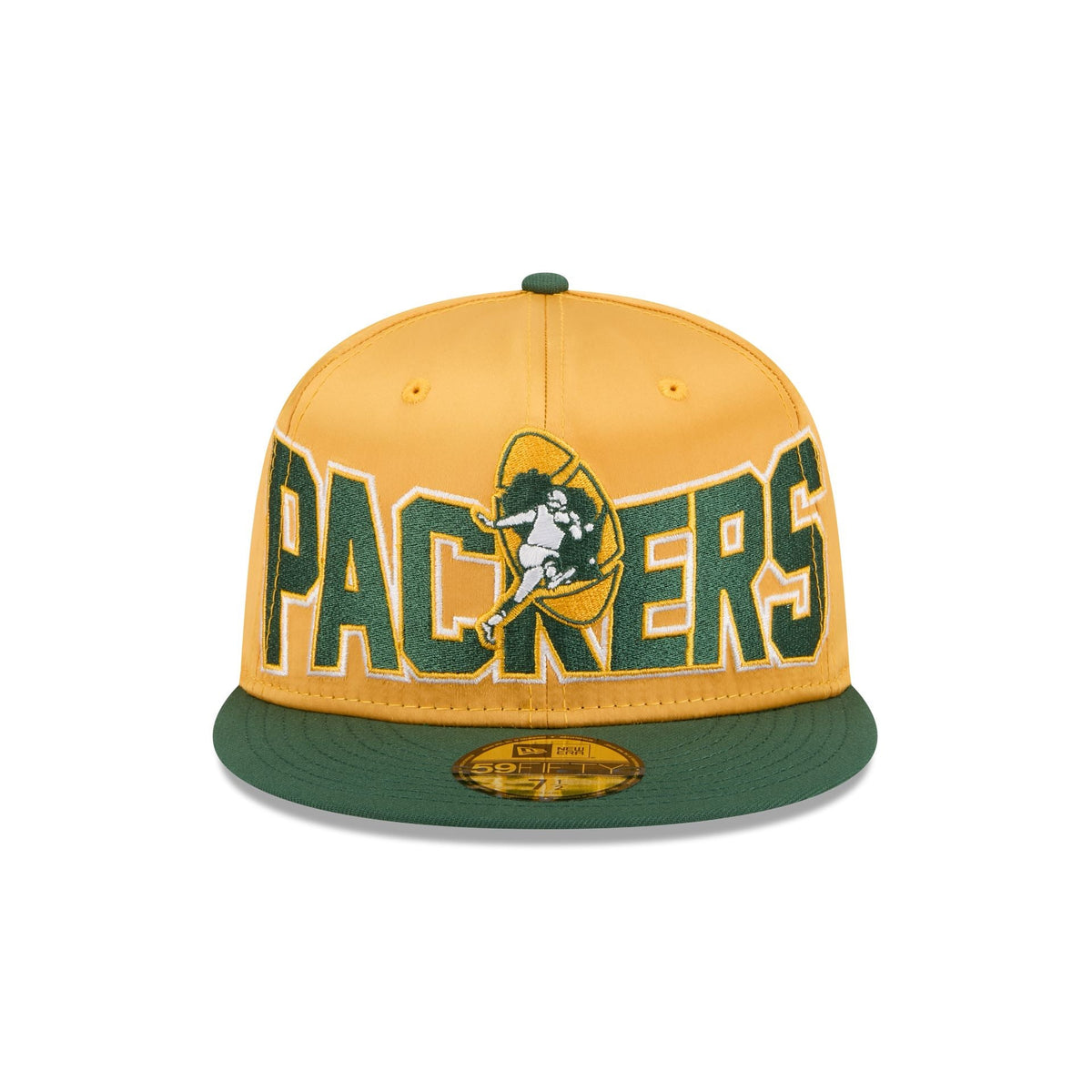 Green Bay Packers Bold Satin 59FIFTY Fitted Hat
