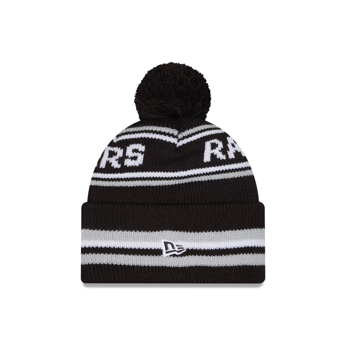 Las Vegas Raiders Classic Pom Knit Hat