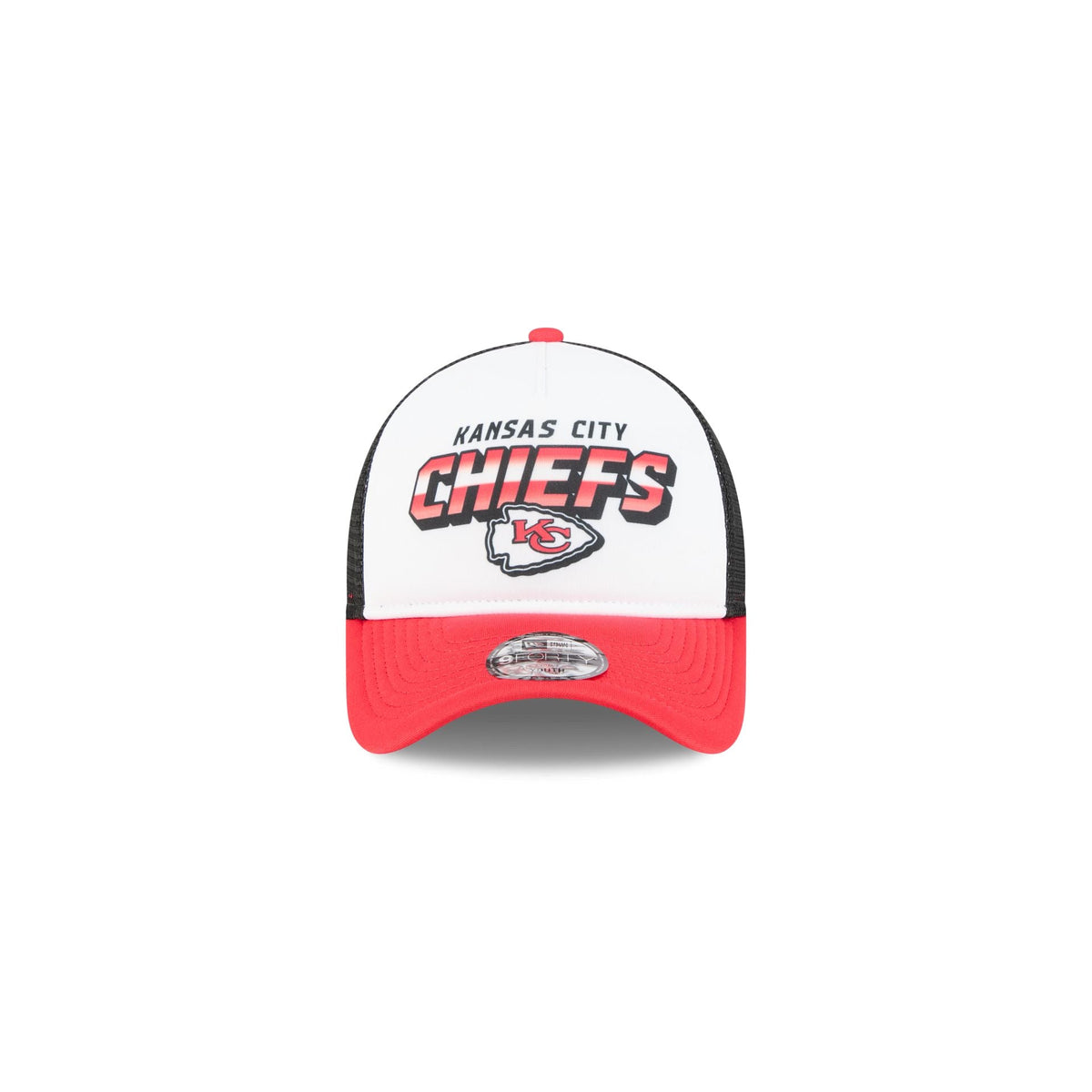 Kansas City Chiefs Shine Kids 9FORTY A-Frame Trucker Hat