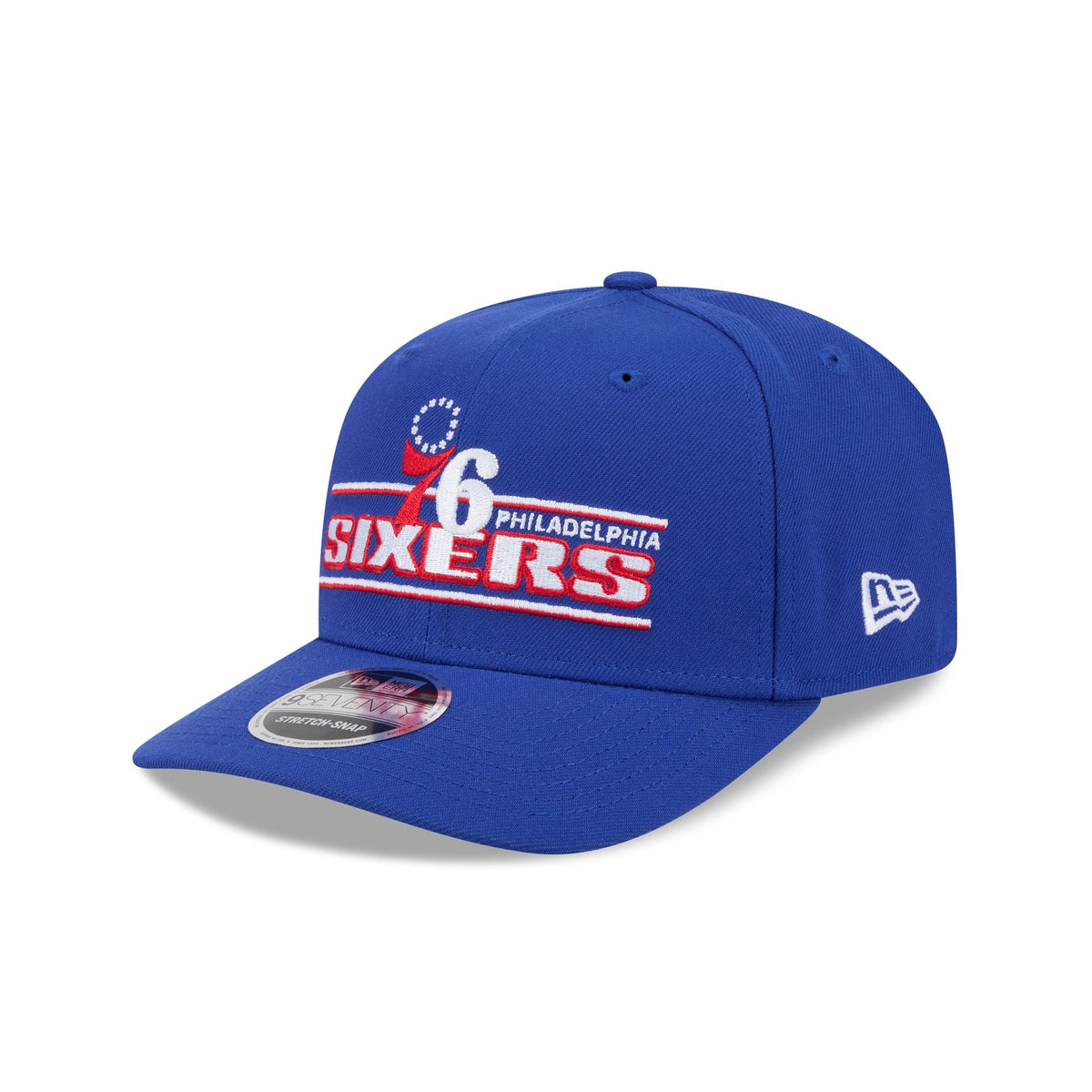 Philadelphia 76ers Stated 9SEVENTY Stretch-Snap Hat