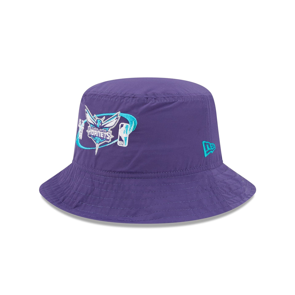 Charlotte Hornets Nylon Logo Bucket Hat