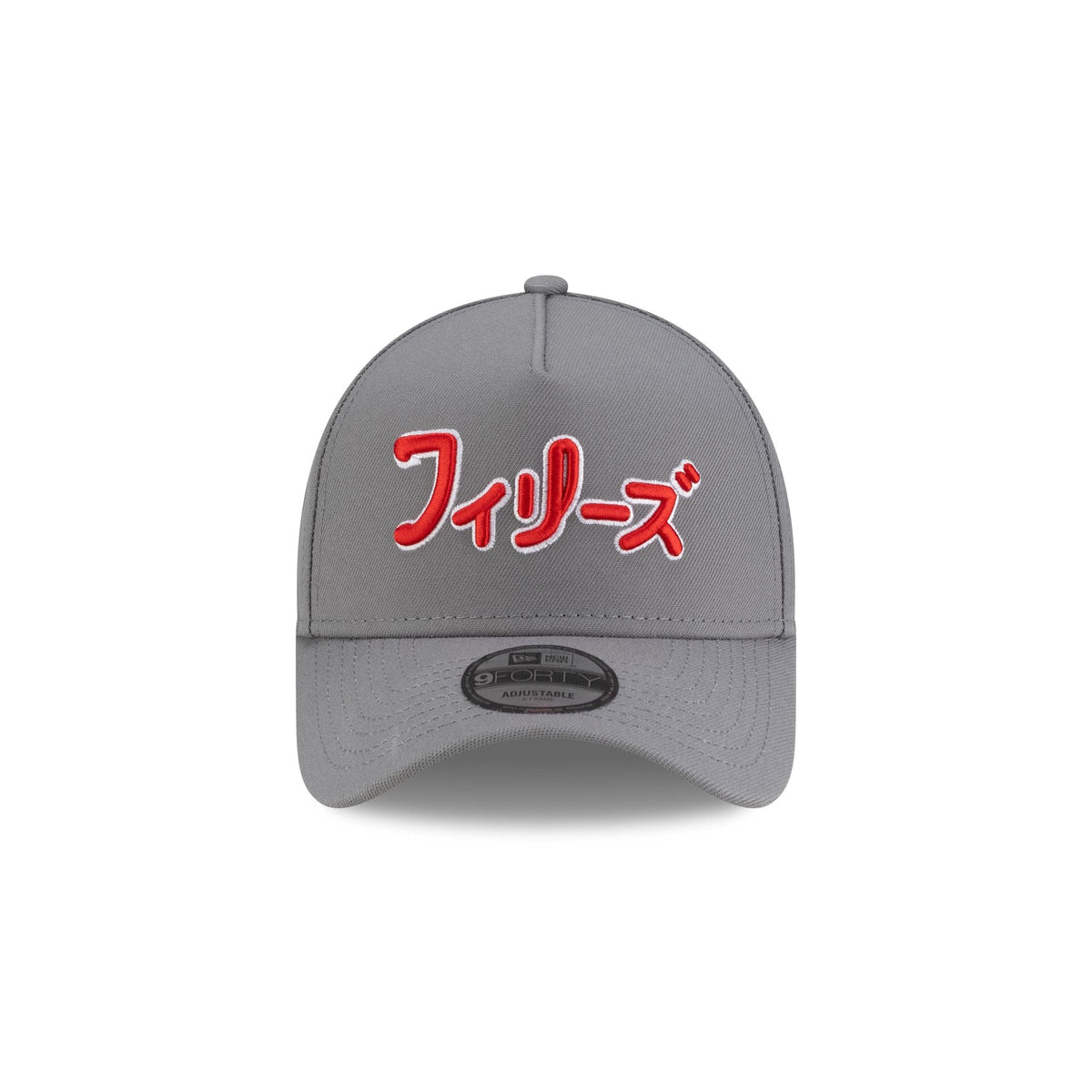 Hyperfly Katakana x Philadelphia Phillies Gray 9FORTY A-Frame Snapback Hat