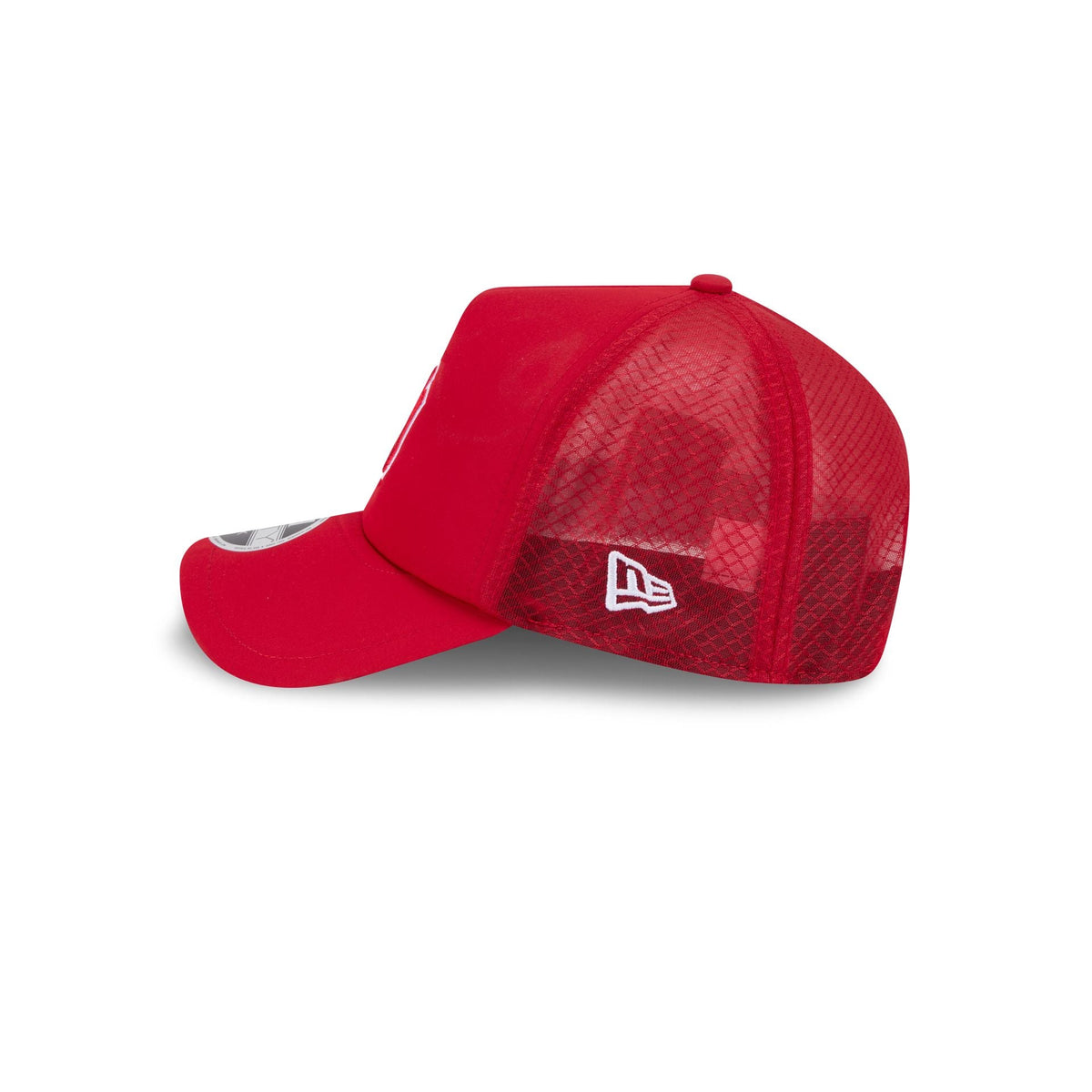 New York Yankees 2026 Batting Practice Alt Red 9FORTY APEX Trucker Hat