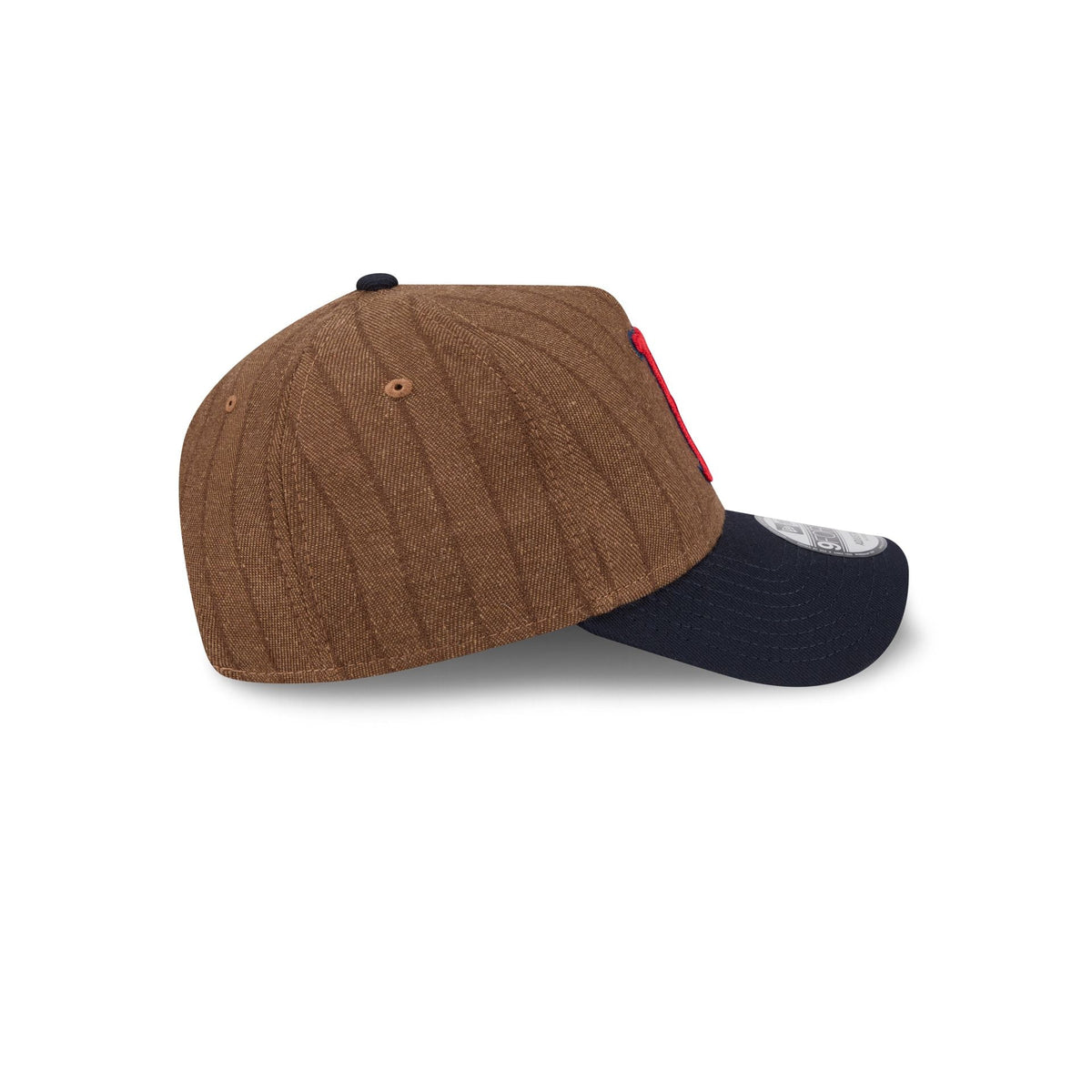 Boston Red Sox Three Looms Wool Pinstripe 9FORTY A-Frame Snapback Hat