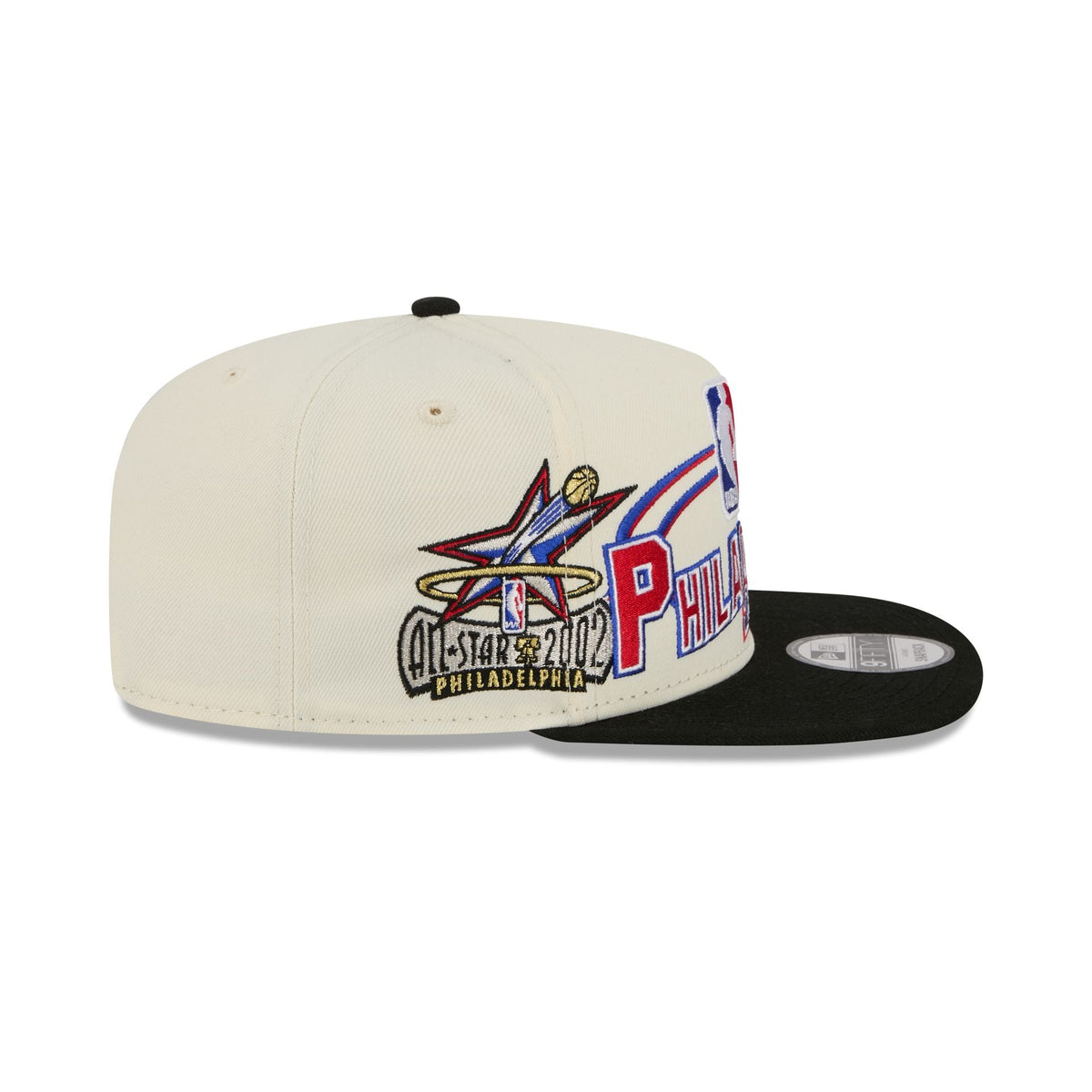 Philadelphia 76ers Hardwood Classics 2002 All-Star Game 9FIFTY A-Frame Snapback Hat
