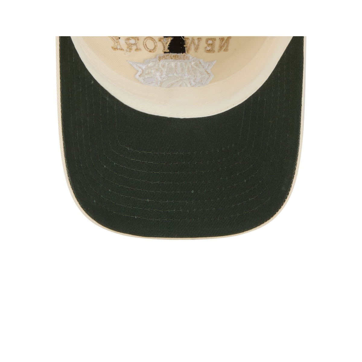 New York Knicks Team Logo Cream Casual Classic Adjustable Hat