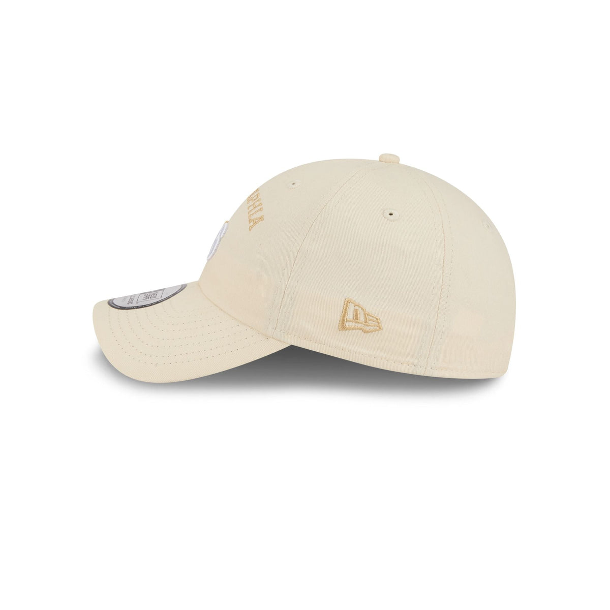 Philadelphia 76ers Team Logo Cream Casual Classic Adjustable Hat