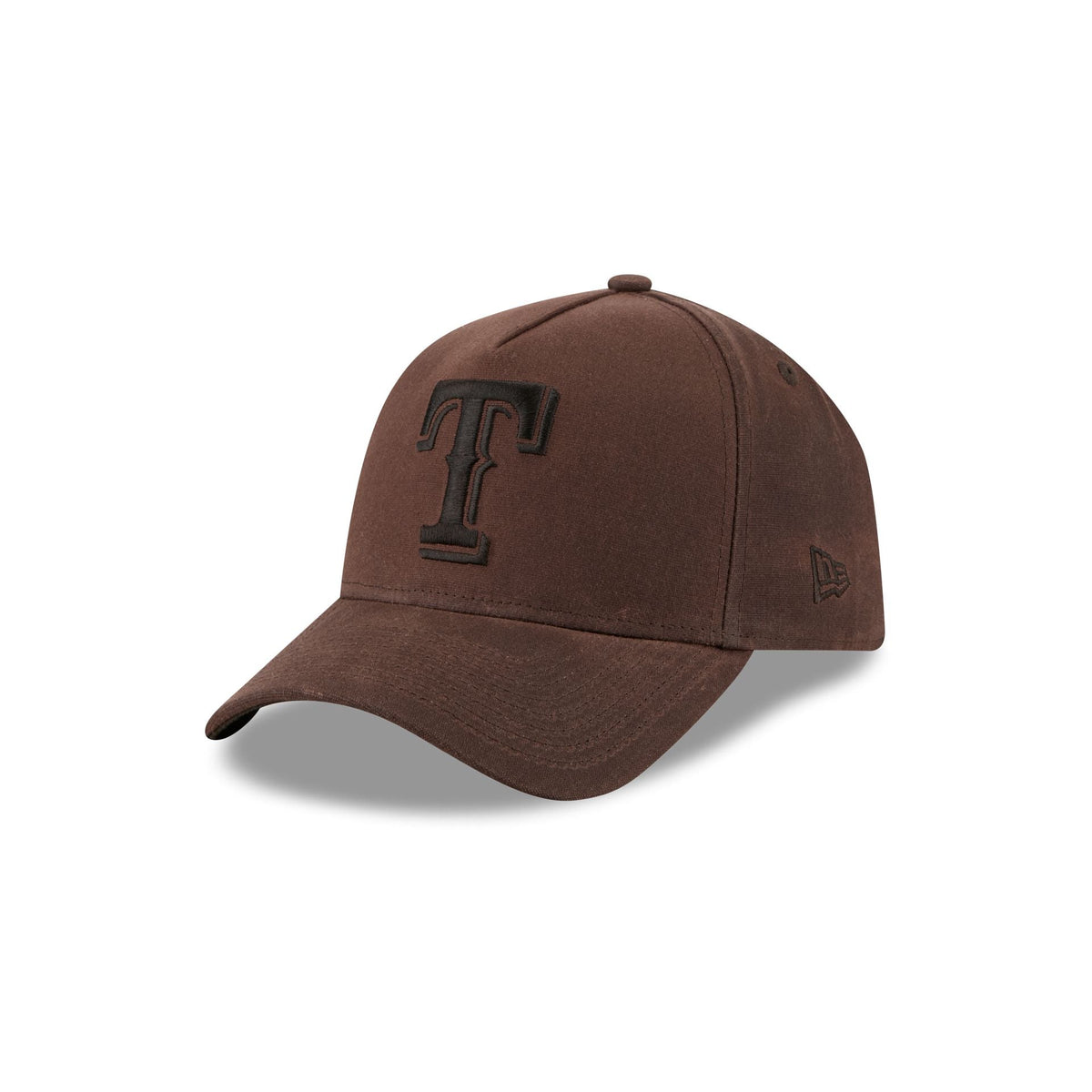 Texas Rangers Waxed Canvas Brown 59FORTY A-Frame Fitted Hat