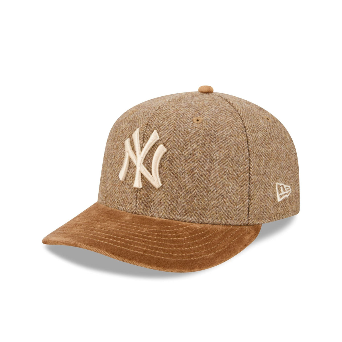 New York Yankees Moon Brisbane Moss Brown Visor 59FIFTY Fitted Hat