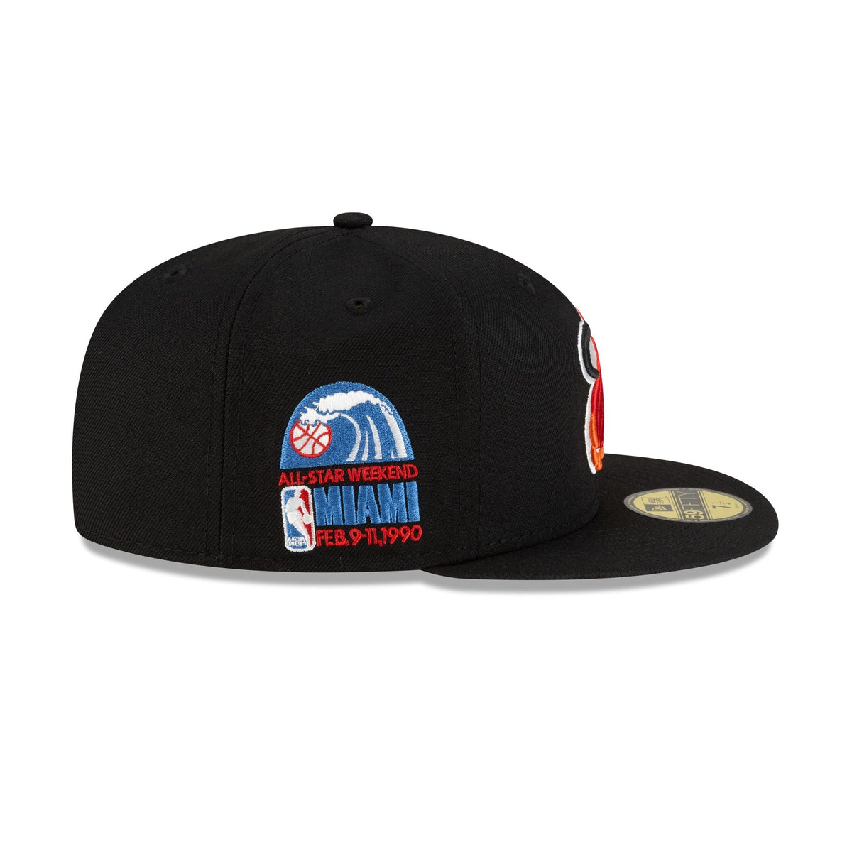 Miami Heat 1988-1998 Hardwood Classics Black 59FIFTY Fitted Hat