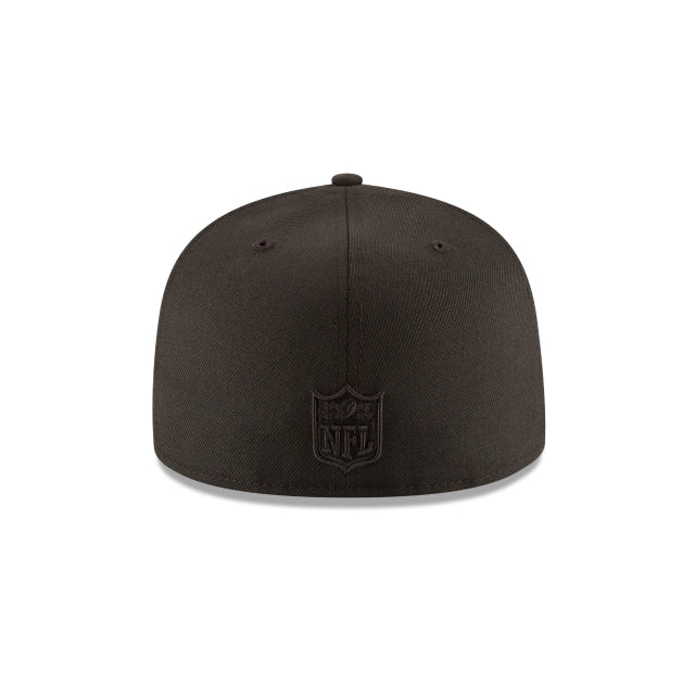 Baltimore Ravens Black On Black 59FIFTY Fitted Hat